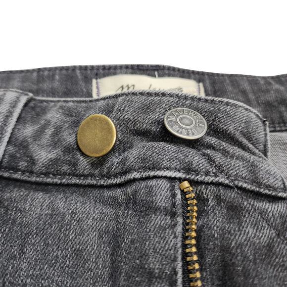 Madewell Womens Curvy Mid Rise Stovepipe Jeans Size 30 Armand Wash Raw Hem - Picture 8 of 14
